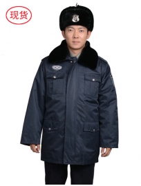 保安羊绒棉服大衣定做,现货保安棉服批发厂家