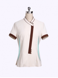 上海酒店客房服务员保洁服定做,订做服务员制服厂家