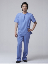 男士短袖护士服定做,订制分体护士服公司