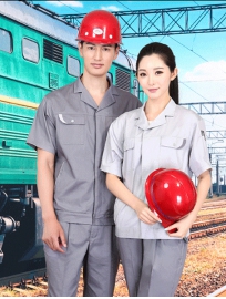 定做短袖工作服,订做夏天工作服款式图片