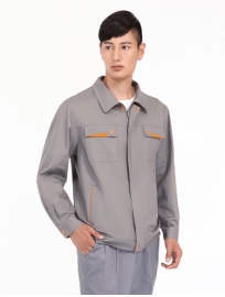 定做冬季长袖工作服,纯棉工装制服订做公司